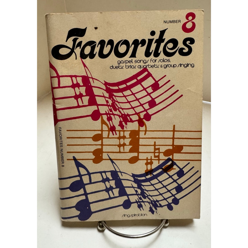 Singspiration Music Favorites Number 8 Gospel Songs Book 1975 Paperback